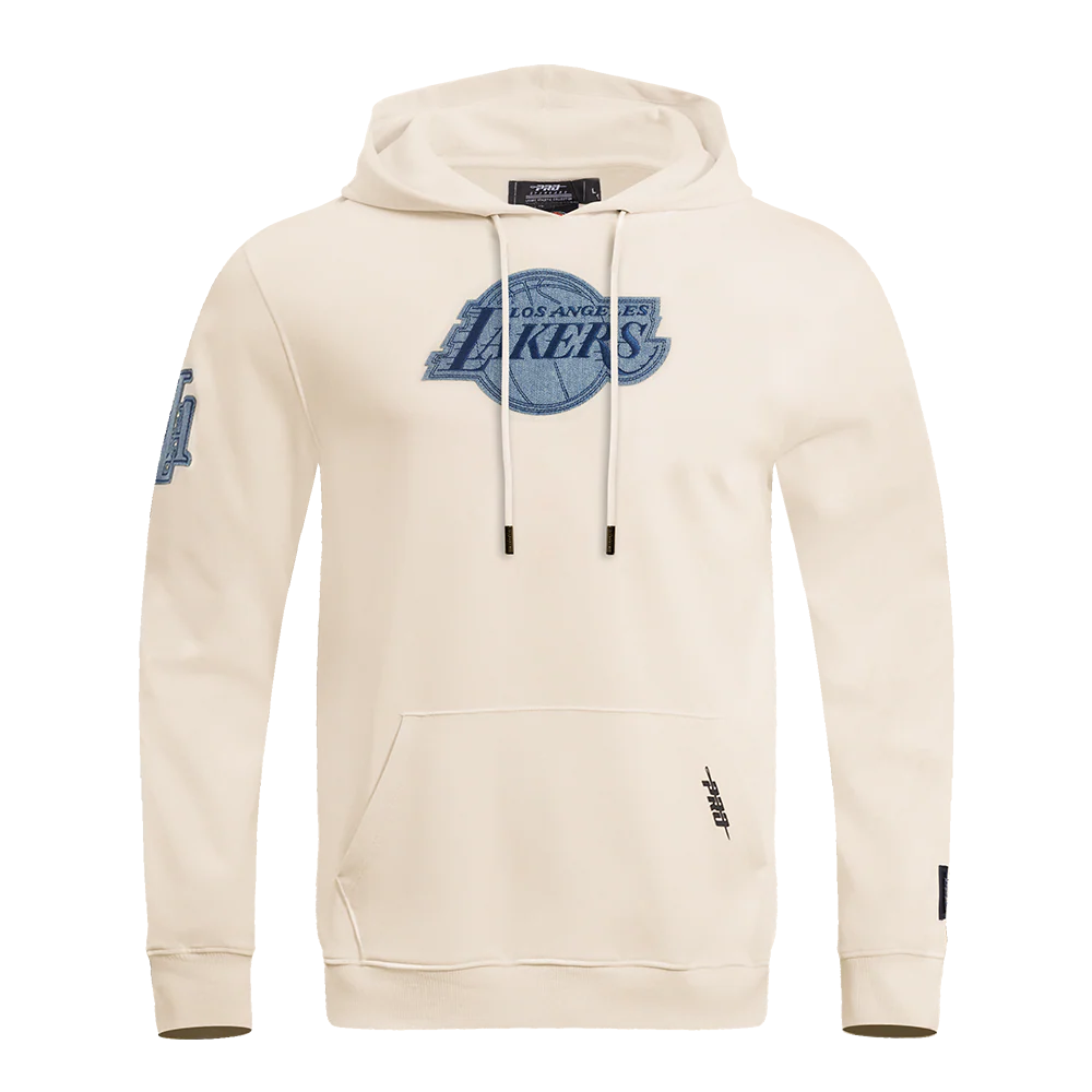 NBA LOS ANGELES LAKERS VARSITY BLUES MEN'S PULLOVER HOODIE (LINEN)