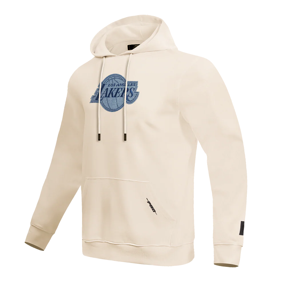 NBA LOS ANGELES LAKERS VARSITY BLUES MEN'S PULLOVER HOODIE (LINEN) - Image 2