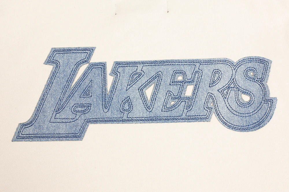 NBA LOS ANGELES LAKERS VARSITY BLUES MEN'S PULLOVER HOODIE (LINEN) - Image 7