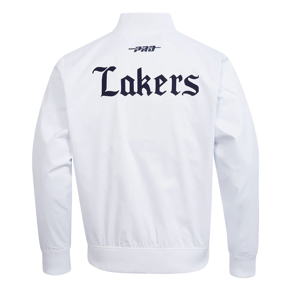 NBA LOS ANGELES LAKERS COUNTRY CLUB MEN'S SEERSUCKER JACKET (SEERSUCKER BLUE) - Image 7