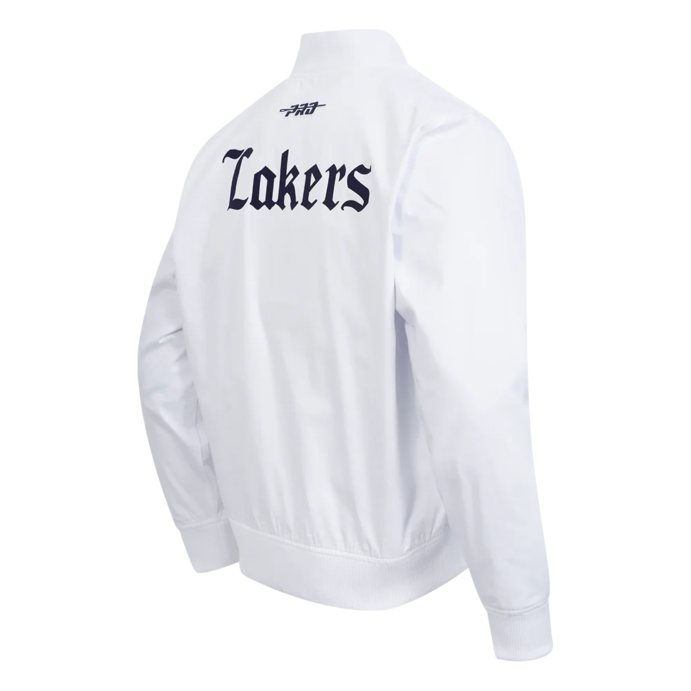 NBA LOS ANGELES LAKERS COUNTRY CLUB MEN'S SEERSUCKER JACKET (SEERSUCKER BLUE) - Image 8