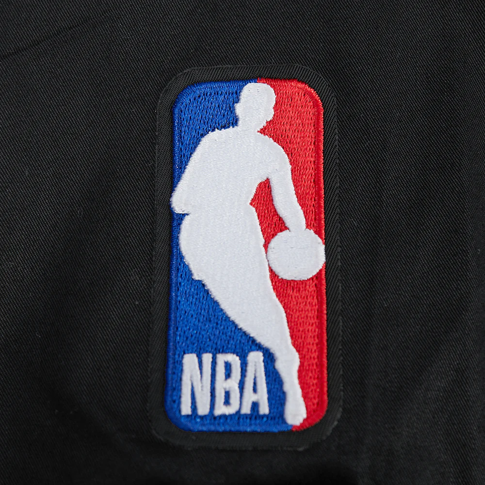 NBA LOS ANGELES LAKERS LIVING LARGE MEN'S TWILL JACKET (BLACK) - Image 5