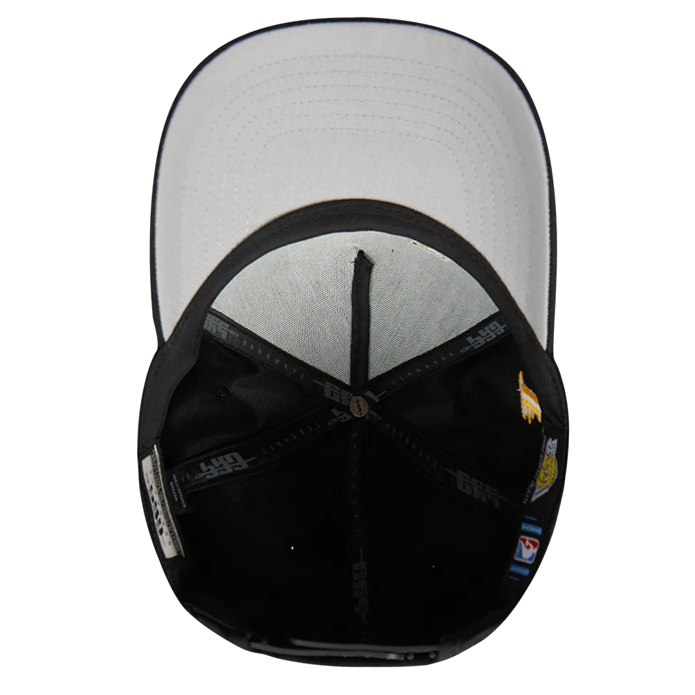 NBA LOS ANGELES LAKERS CITY RANSOM WOOL BLEND PRO PINCH SNAPBACK (BLACK) - Image 6