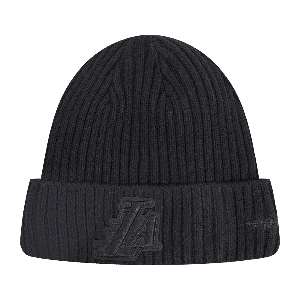 NBA LOS ANGELES LAKERS NEUTRAL BEANIE (BLACK) - Image 2