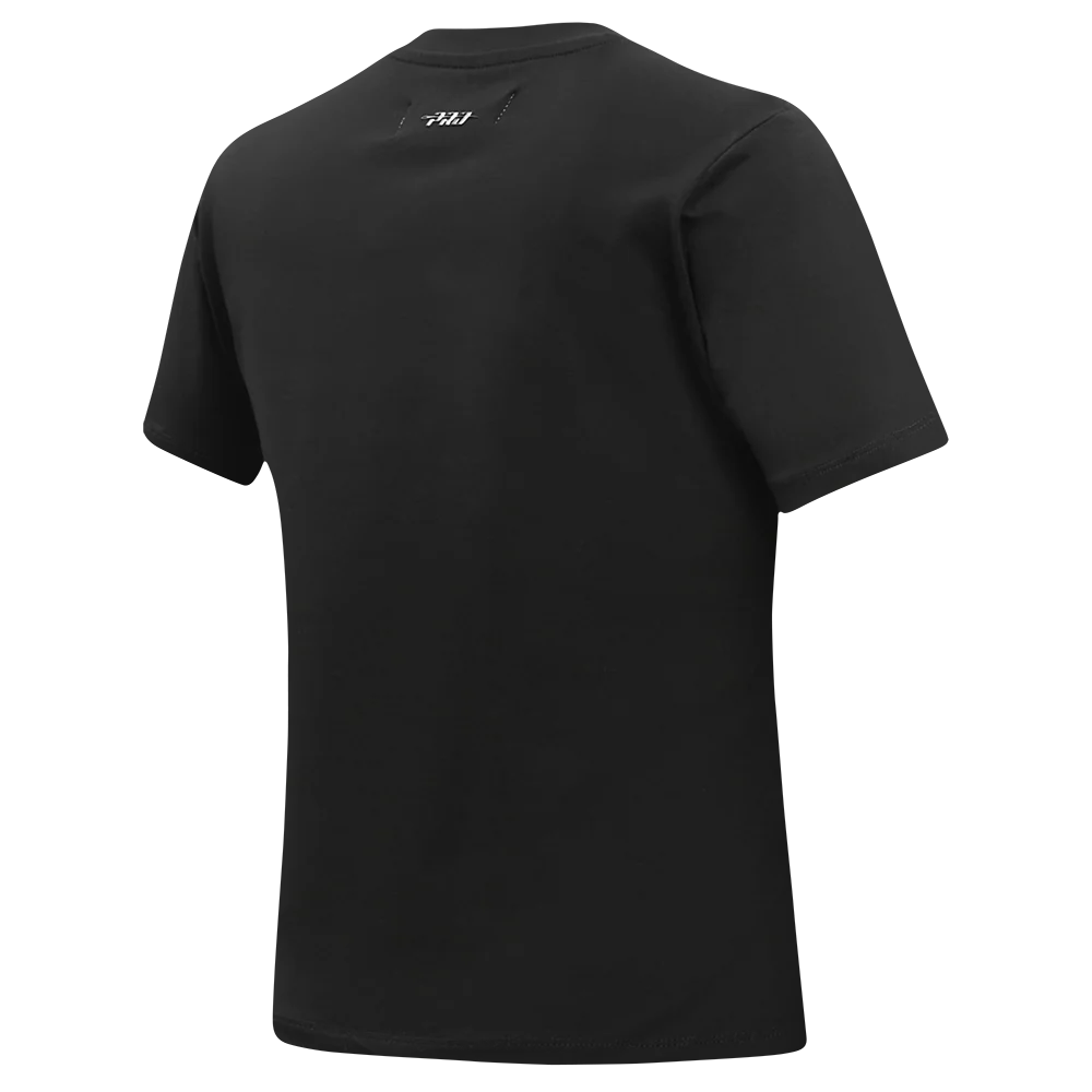NBA LOS ANGELES LAKERS CLASSIC WOMEN'S WIND CTN BF TEE (BLACK) - Image 4