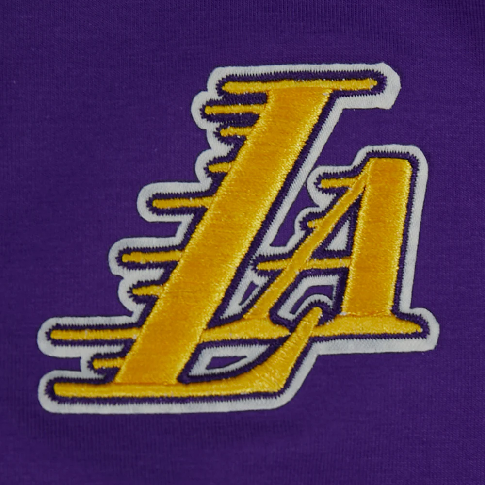 NBA LOS ANGELES LAKERS MODERN ORIGINALS WOMEN'S SJ BOXY TEE (PURPLE) - Image 5