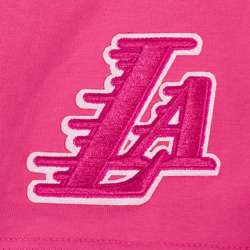 LOS ANGELES LAKERS CLASSIC TRIPLE PINK WOMEN'S SJ BOXY TEE (BEETROOT PURPLE) - Image 9