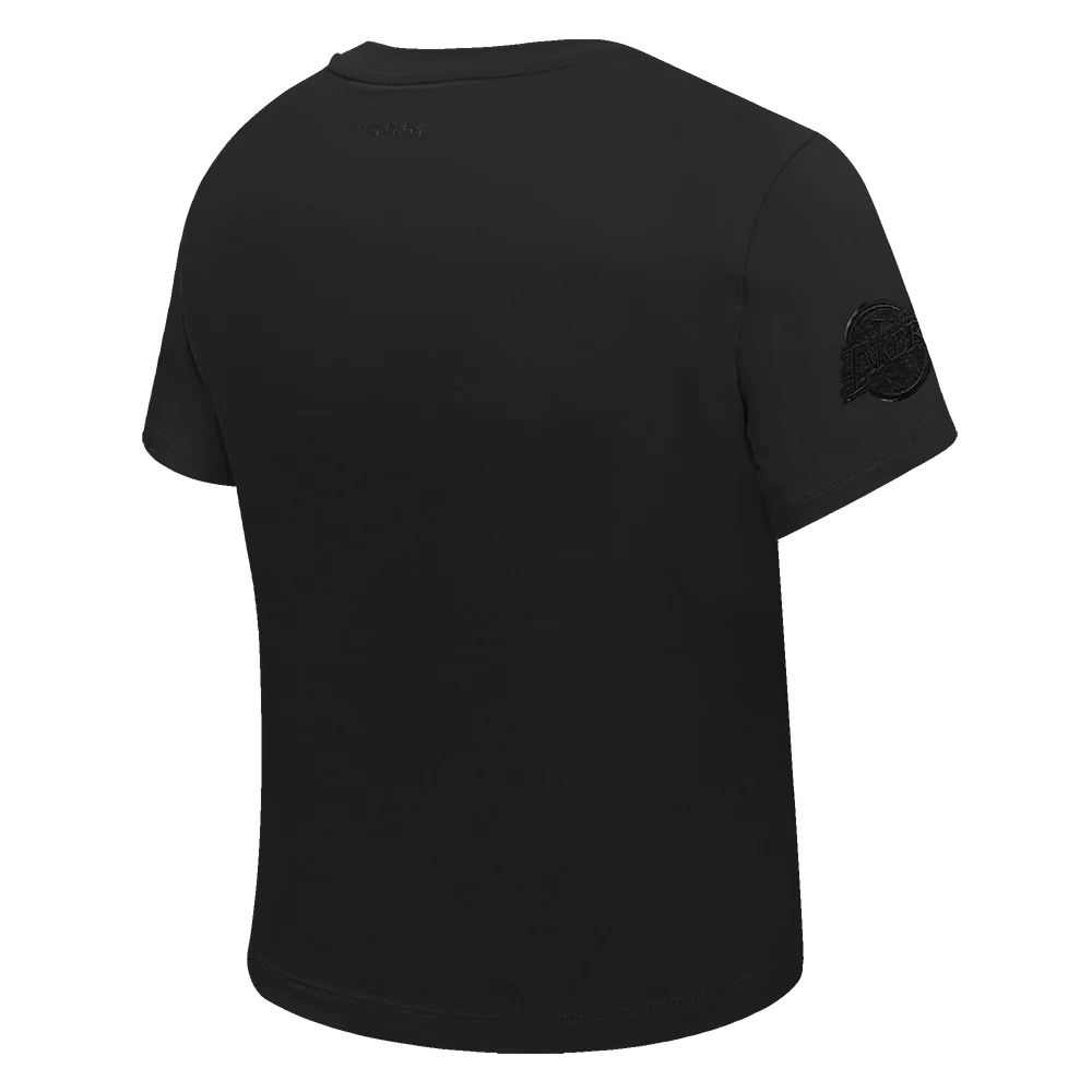 NBA LOS ANGELES LAKERS CLASSIC 3BK WOMEN'S SS SLIM FIT TEE (BLACK) - Image 6