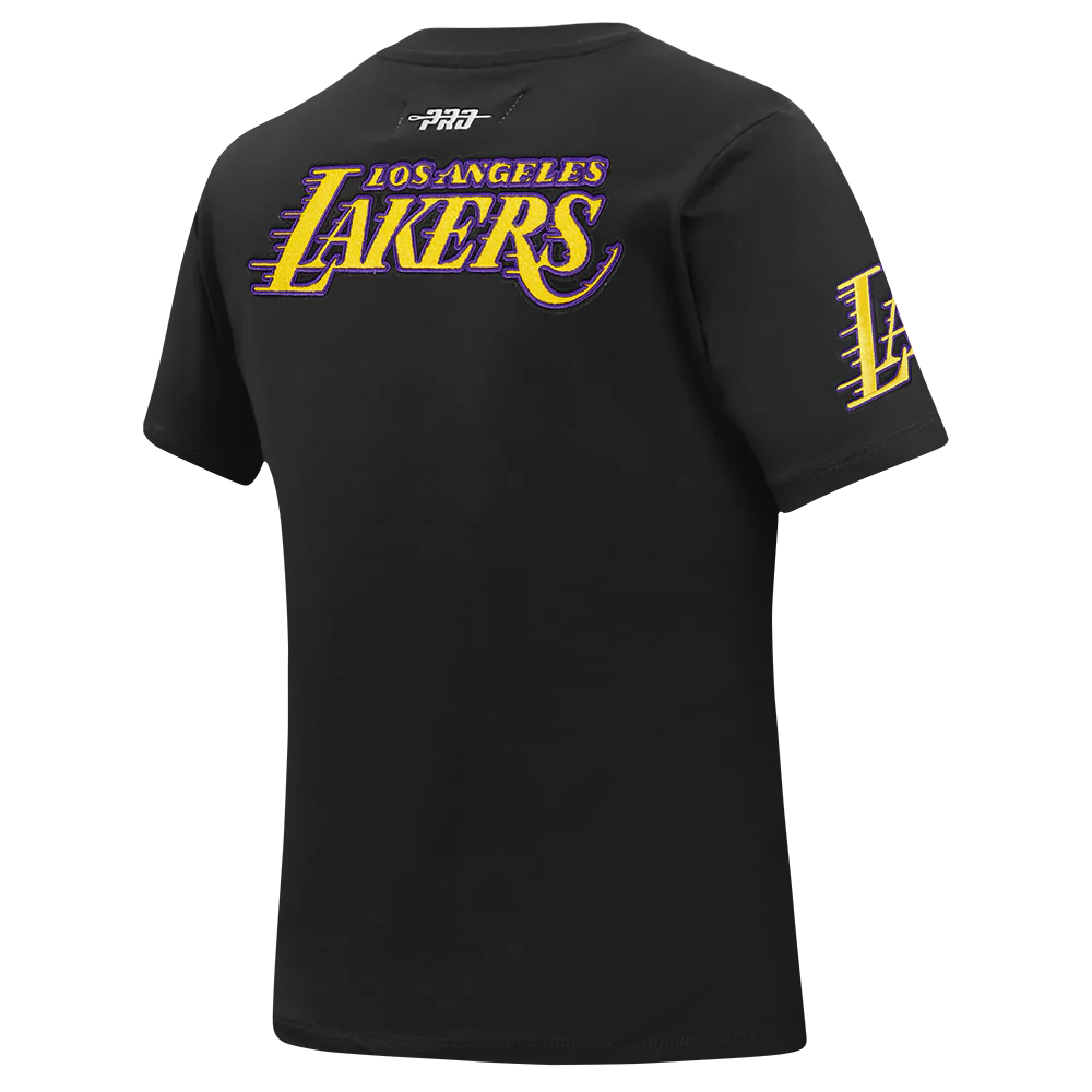 NBA LOS ANGELES LAKERS LEBRON JAMES #23 CLASSIC PNN WOMEN'S SJ SLIM FI (BLACK) - Image 6