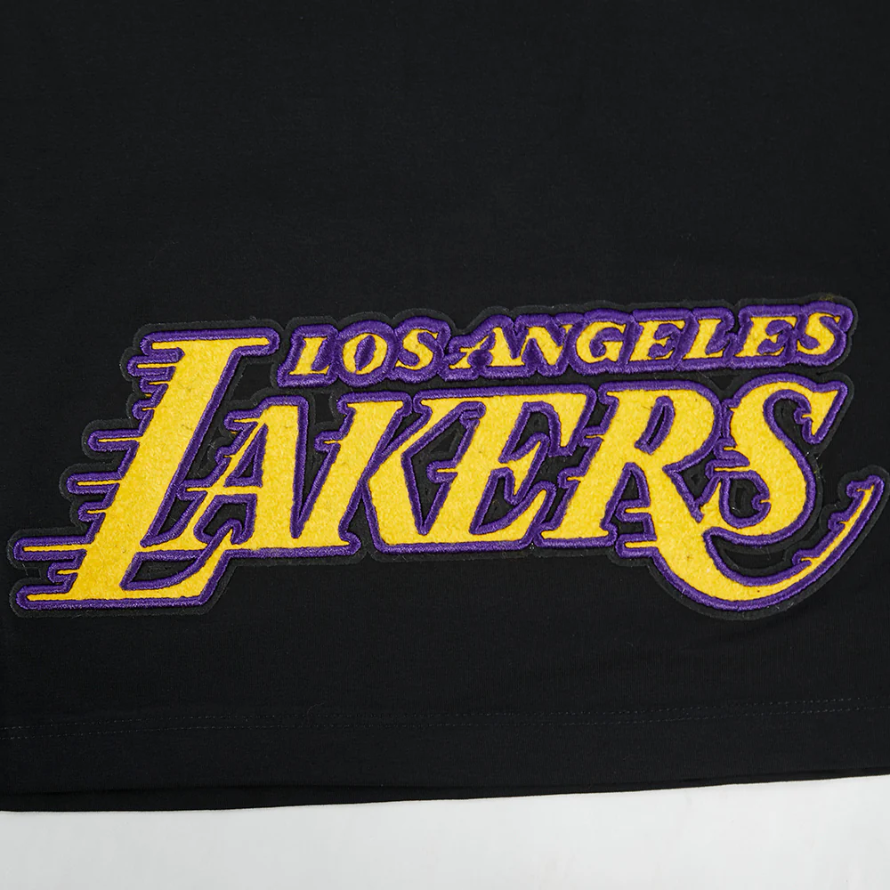 NBA LOS ANGELES LAKERS LUKA DONCIC #77 CLASSIC PNN WOMEN'S SJ BOXY TEE (BLACK) - Image 10