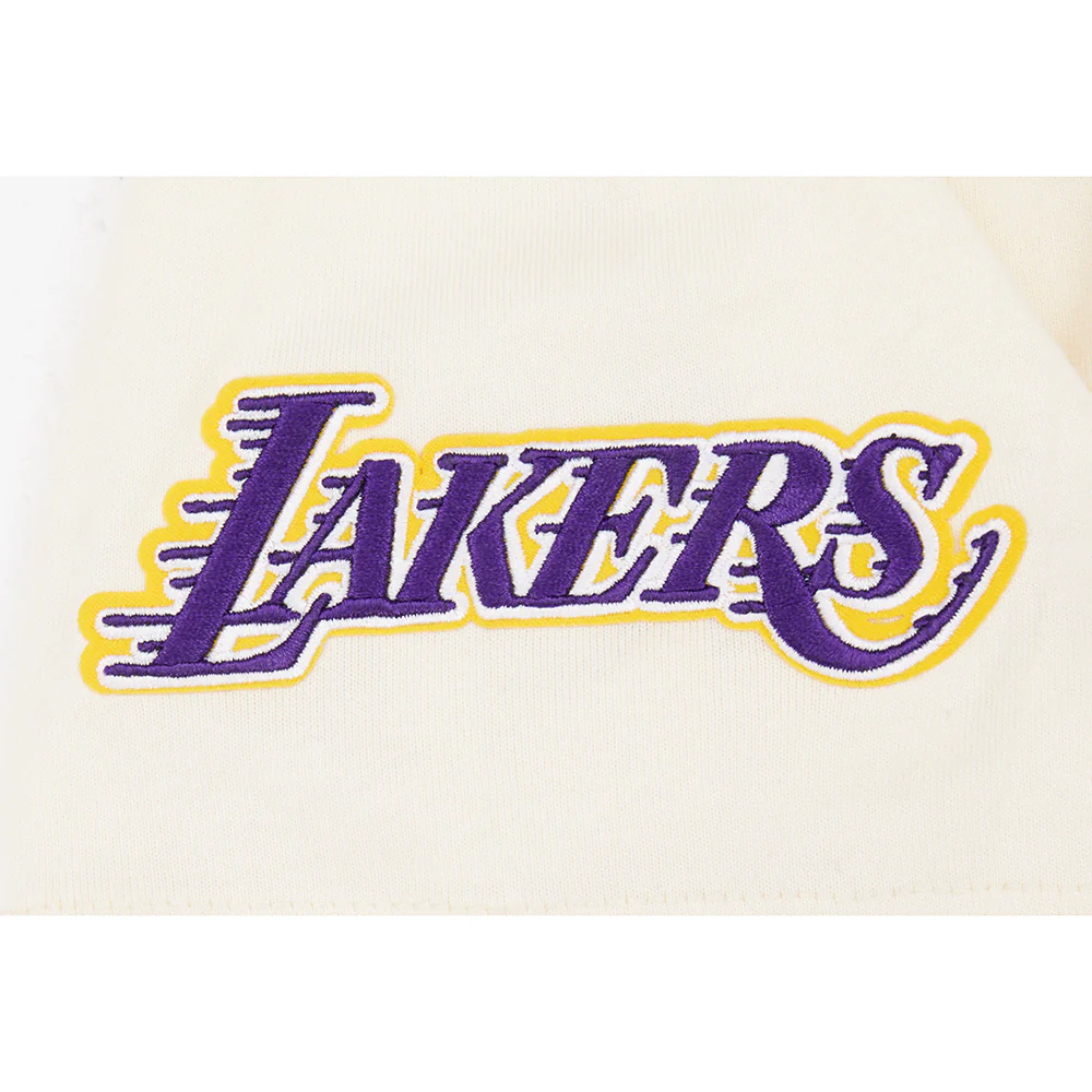 NBA LOS ANGELES LAKERS RETRO CLASSIC BIG BOYS SHORT SLEEVE TEE (EGGSHELL) - Image 6