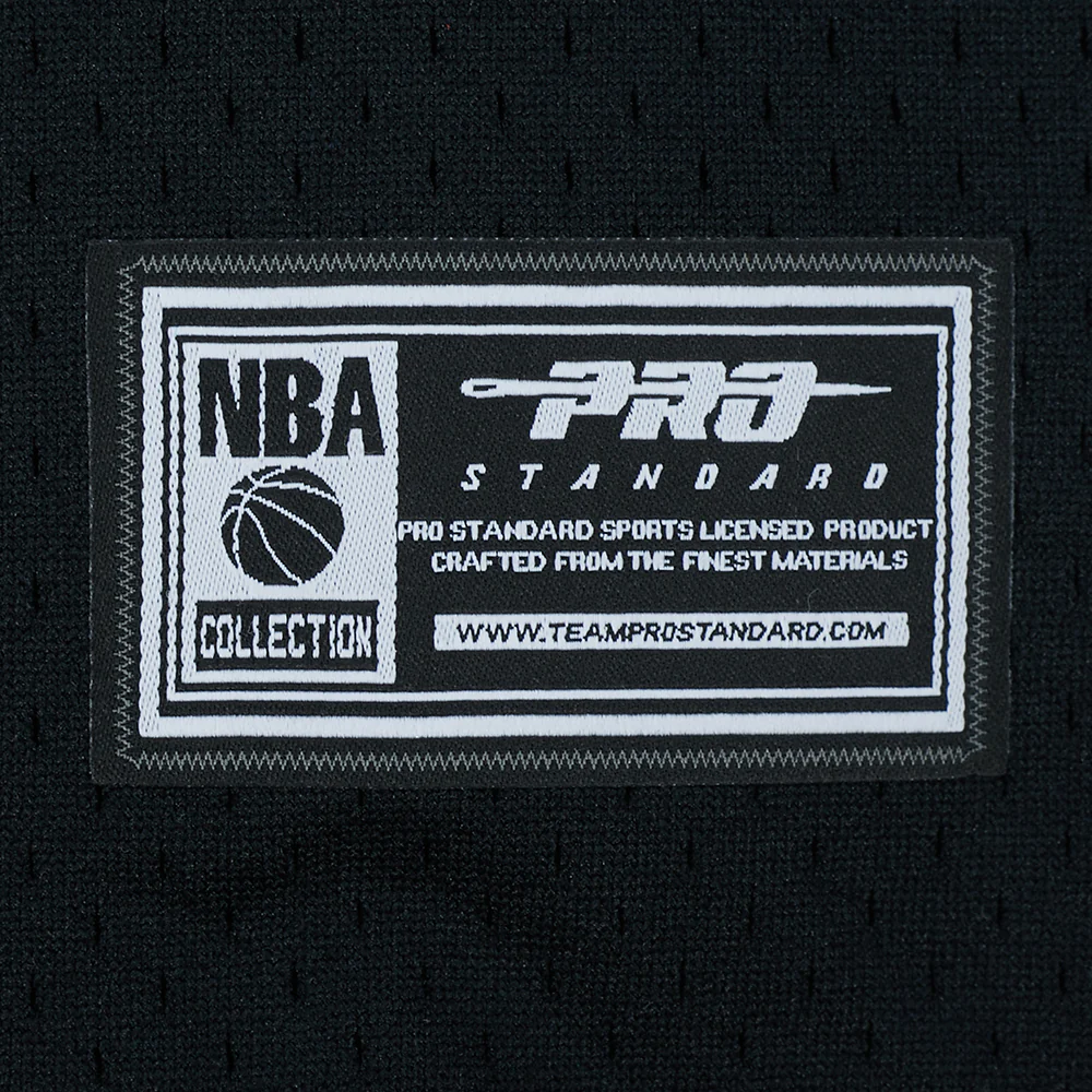NBA LOS ANGELES LAKERS LUKA DON?I? #77 CLASSIC PNN BIG BOY'S MESH BUTTON DOWN SHIRT (BLACK/PURPLE) - Image 7