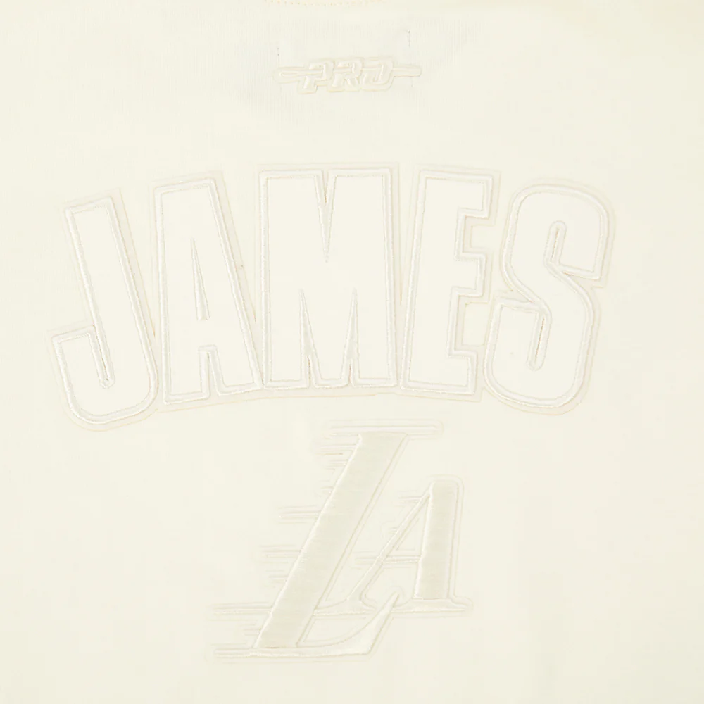NBA LOS ANGELES LAKERS LeBron James #23 NEUTRAL PNN BIG BOY'S SS TEE (EGGSHELL) - Image 7