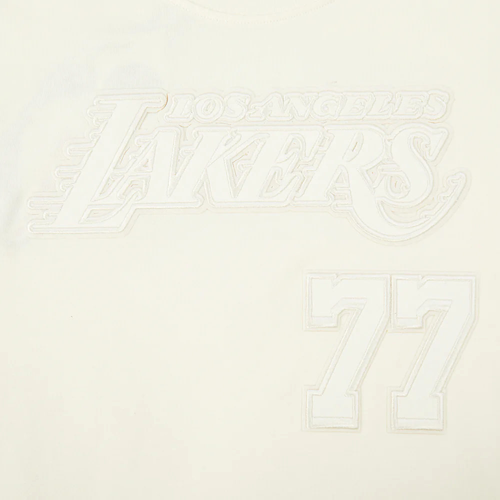 NBA LOS ANGELES LAKERS LUKA DONCIC #77 NEUTRAL PNN BIG BOY'S SS TEE (EGGSHELL) - Image 7