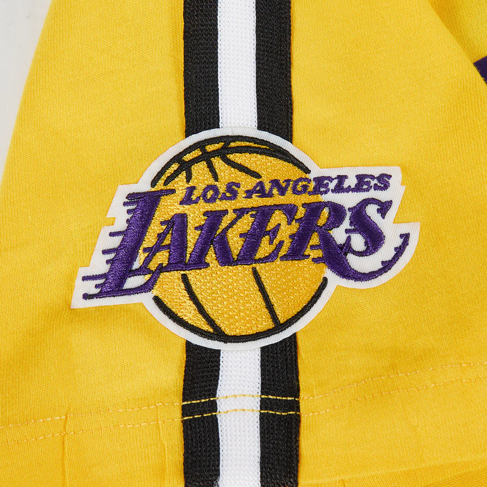NBA LOS ANGELES LAKERS LUKA DONCIC #77 CLASSIC PNN BIG BOY'S SS TAPING (YELLOW/BLACK) - Image 7