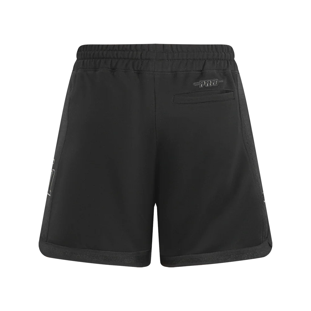 NBA LOS ANGELES LAKERS TRIPLE BLACK BIG BOY'S FLC 2.0 SHORT (JET BLACK) - Image 4