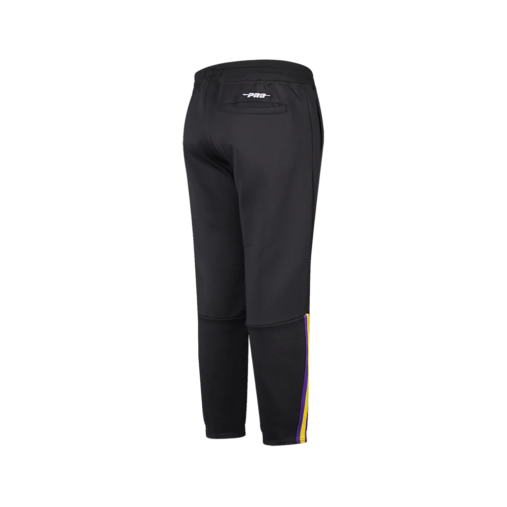 NBA LOS ANGELES LAKERS CLASSIC BIG BOY'S TRACK PANT (BLACK/PURPLE) - Image 3