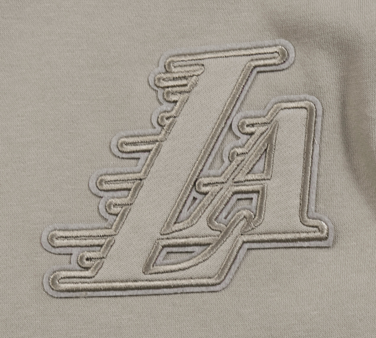 NBA LOS ANGELES LAKERS NEUTRAL BIG BOYS FLEECE PULLOVER HOODIE (TAUPE) - Image 3