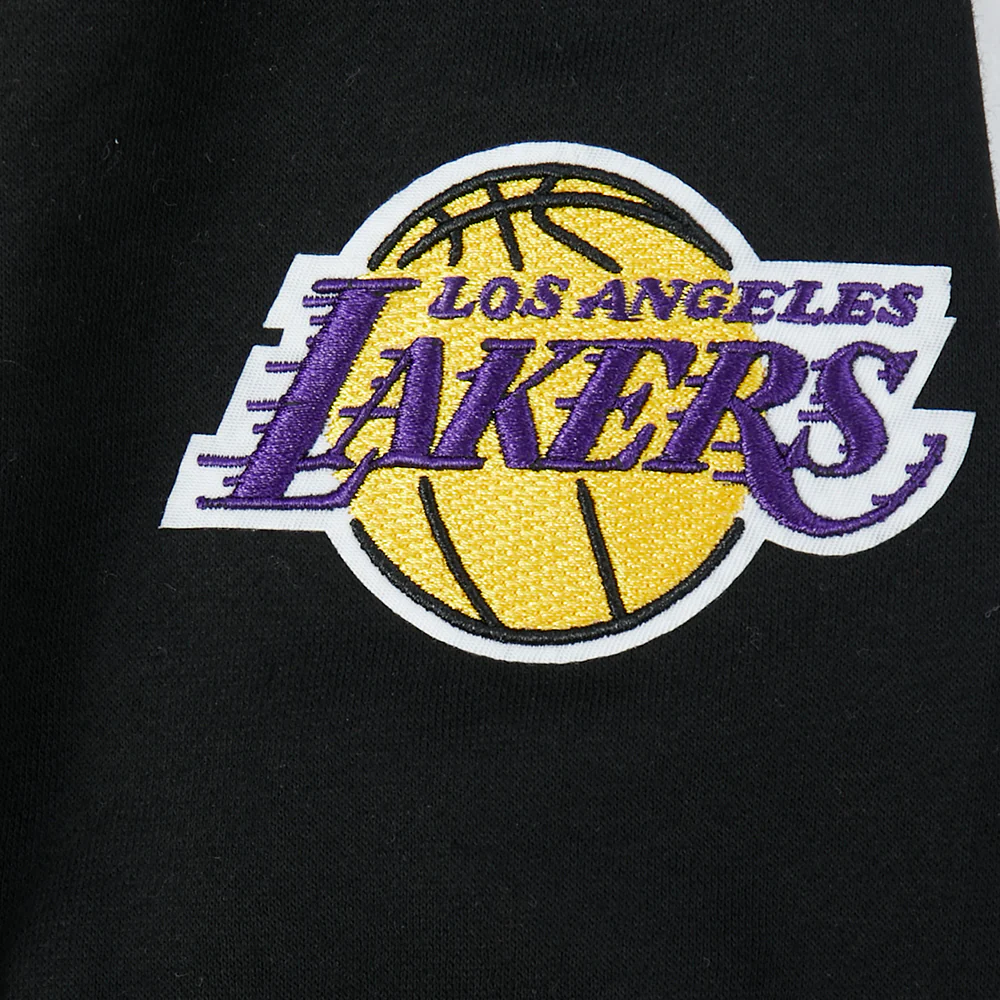 NBA LOS ANGELES LAKERS LEBRON JAMES #23 CLASSIC PNN BIG BOY'S FLEECE PO (BLACK) - Image 8
