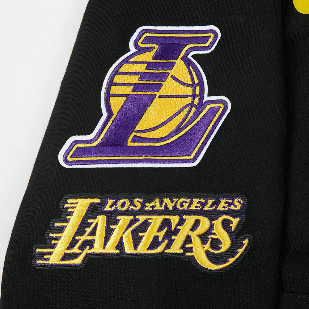 NBA LOS ANGELES LAKERS LUKA DONCIC #77 CLASSIC PNN BIG BOY'S FLEECE PO (BLACK) - Image 5