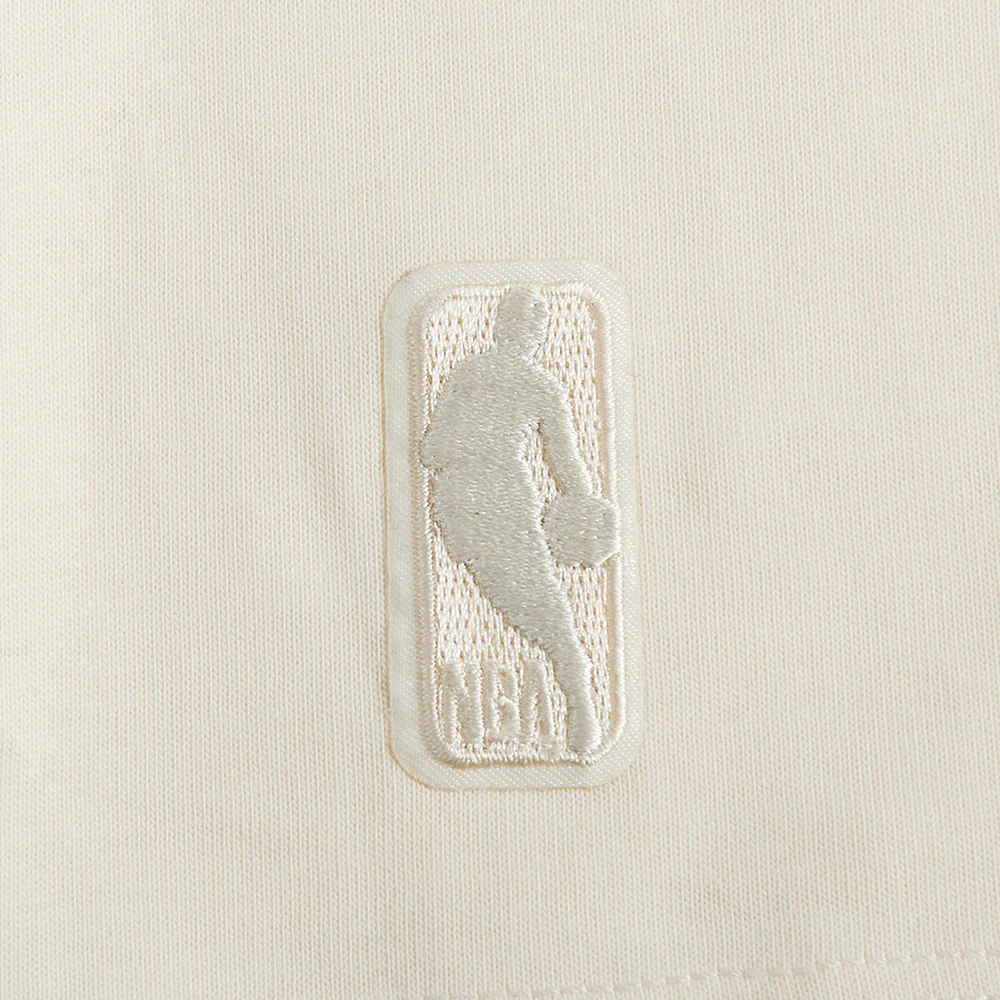 NBA LOS ANGELES LAKERS NEURAL WOMEN'S T-SHIRT DRESS (EGGSHELL) - Image 7