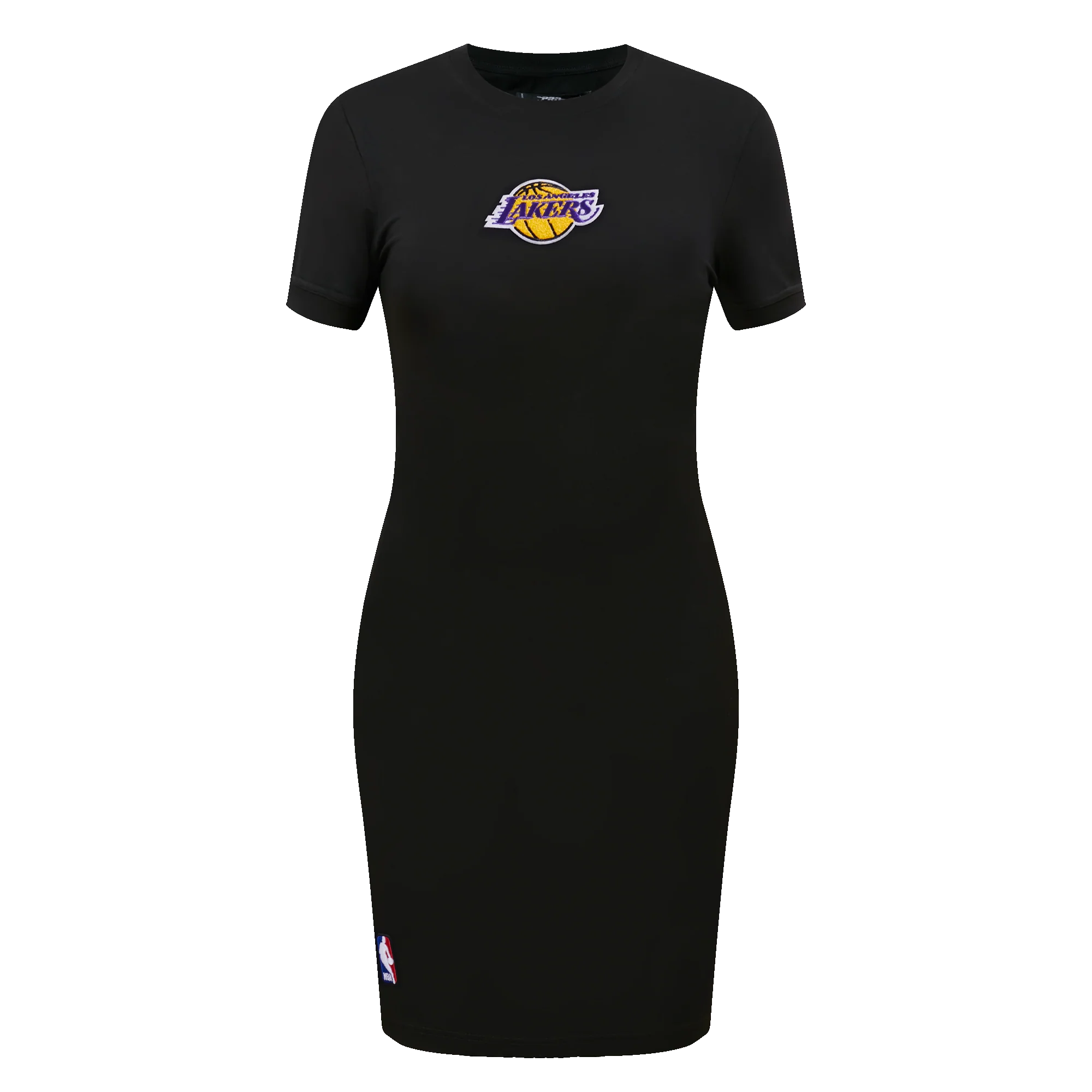 NBA LOS ANGELES LAKERS CLASSIC WOMEN'S BODYCON DRESS (BLACK)