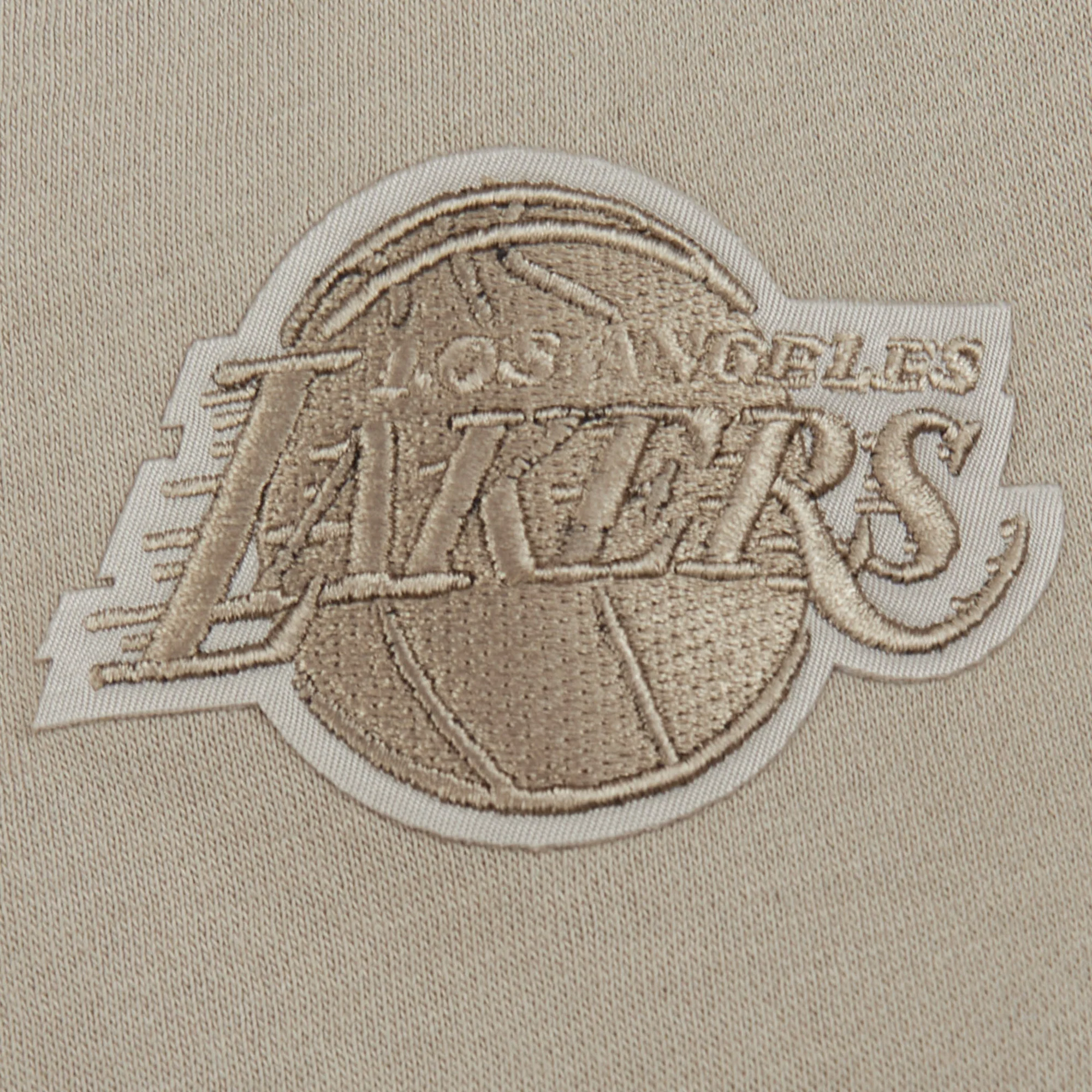 NBA LOS ANGELES LAKERS NEUTRAL BIG GIRLS FLEECE CREWNECK (TAUPE) - Image 4