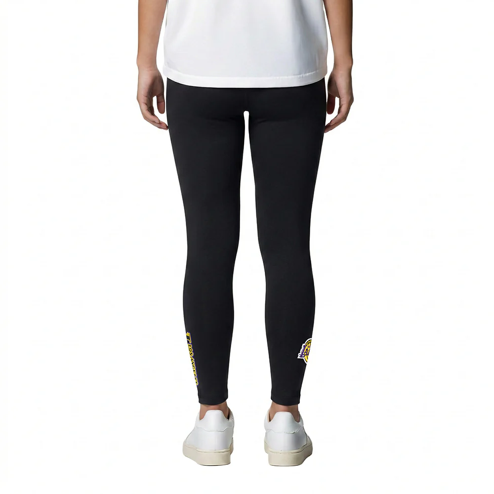 NBA LOS ANGELES LAKERS CLASSIC BIG GIRLS LEGGING (BLACK) - Image 3