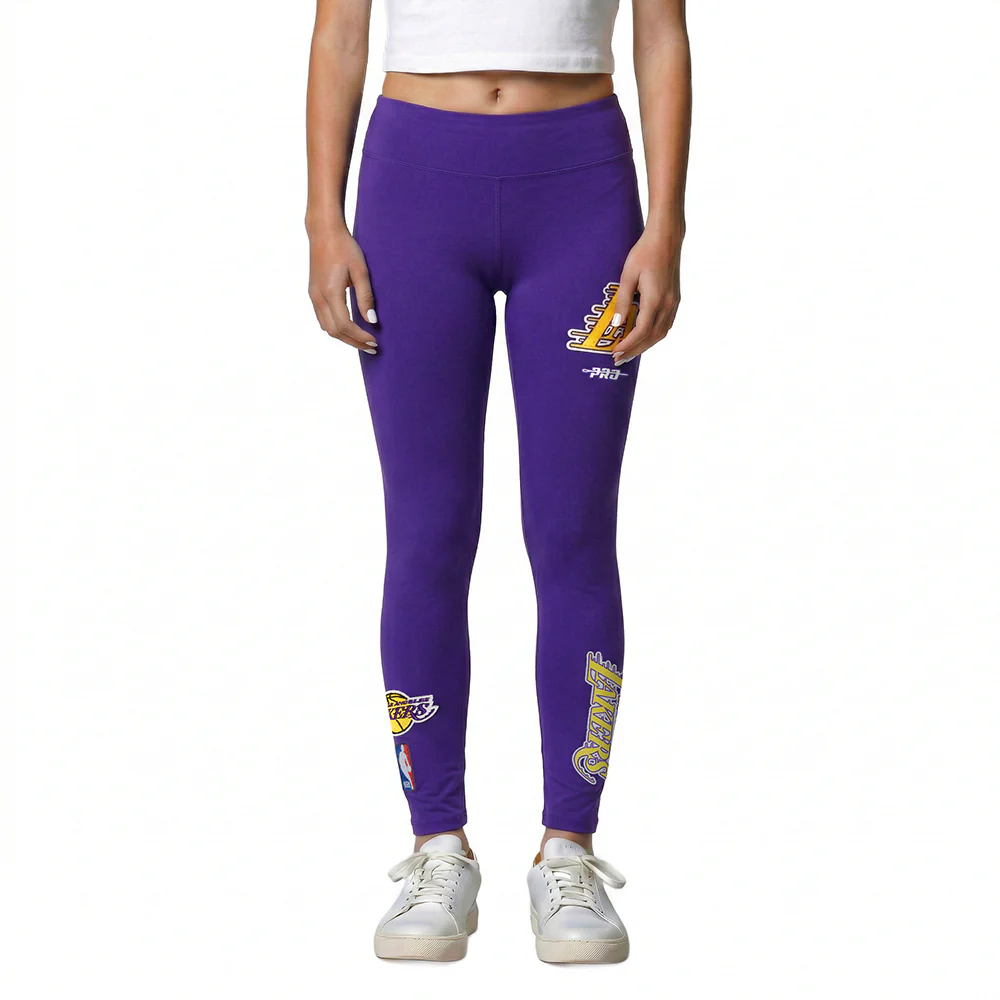 NBA LOS ANGELES LAKERS CLASSIC BIG GIRLS LEGGING (PURPLE) - Image 2