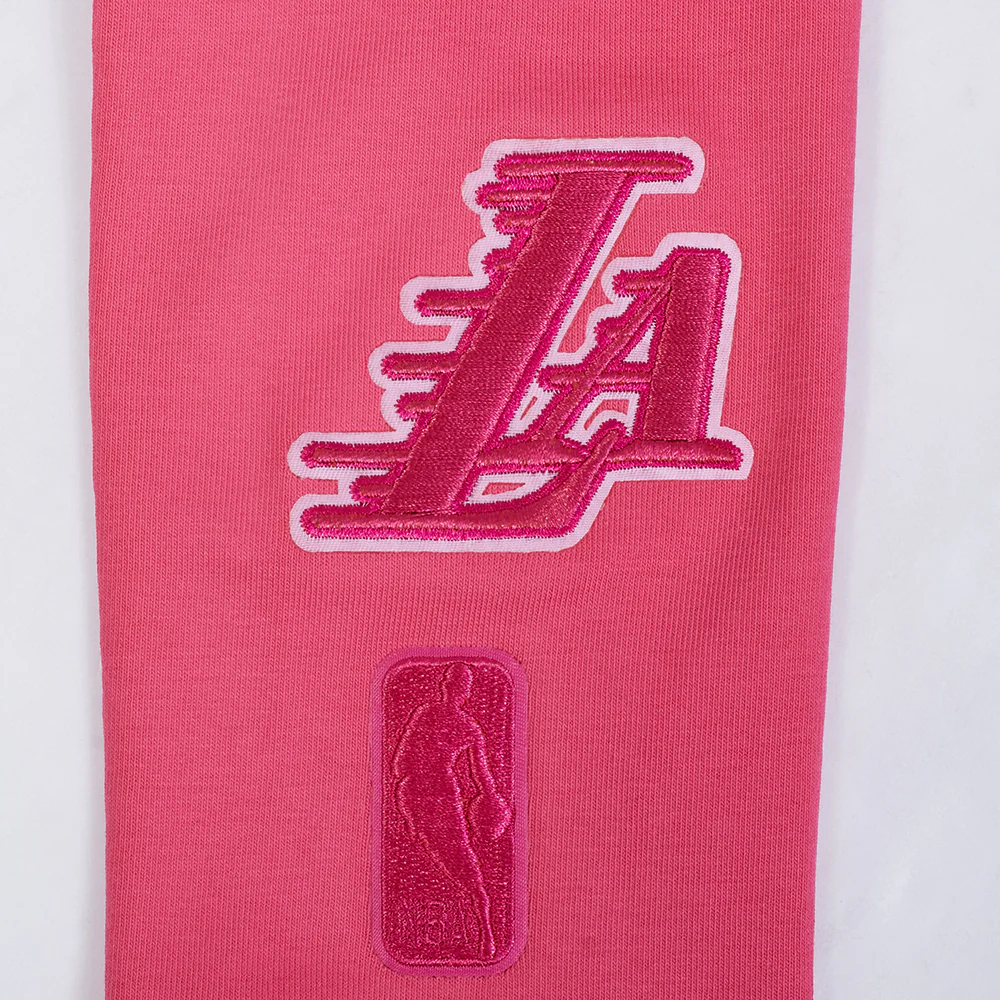 NBA LOS ANGELES LAKERS TRIPLE PINK BIG GIRLS LEGGING (BEETROOT PURPLE) - Image 7