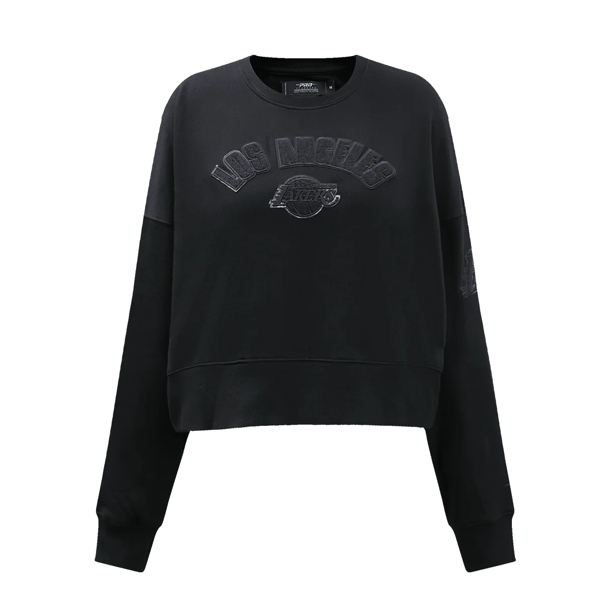 NBA LOS ANGELES LAKERS TRIPLE BLACK WOMEN'S CREWNECK (TRIPLE BLACK)