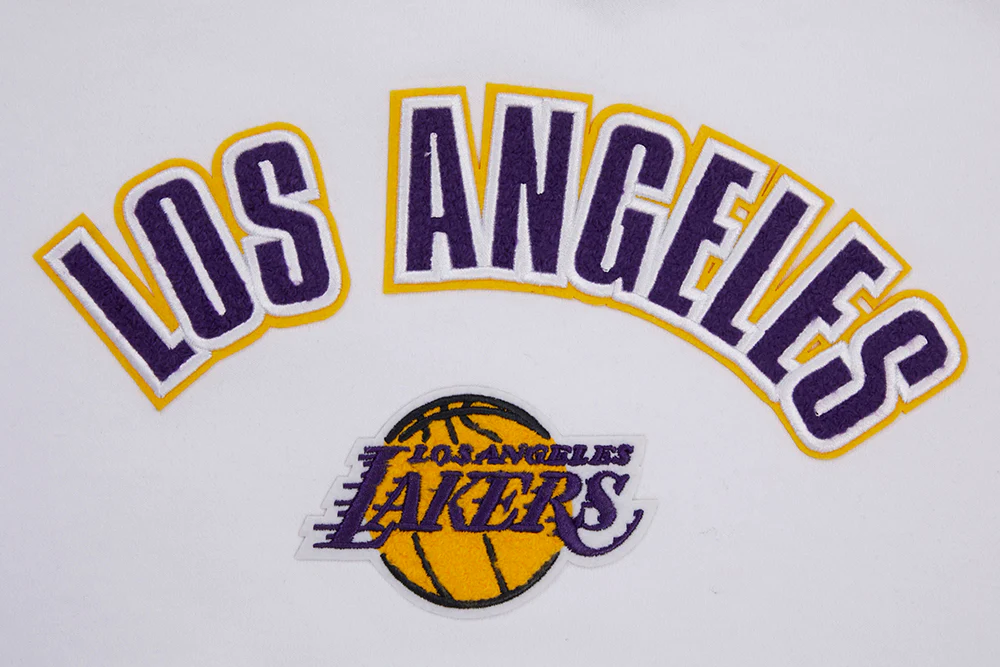 NBA LOS ANGELES LAKERS CLASSIC WOMEN'S CREWNECK (WHITE) - Image 6