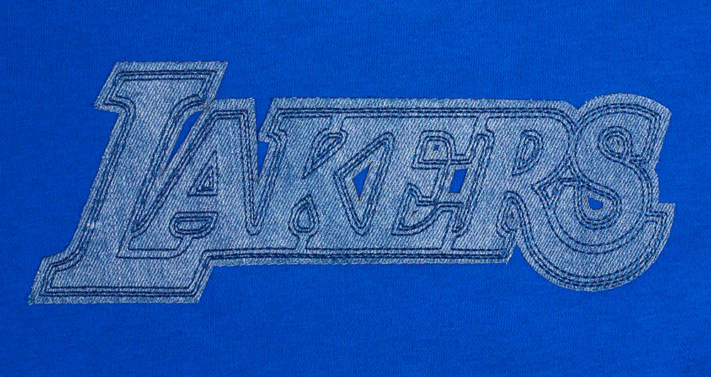 NBA LOS ANGELES LAKERS VARSITY BLUES WOMEN'S CREWNECK (ROYAL BLUE) - Image 5
