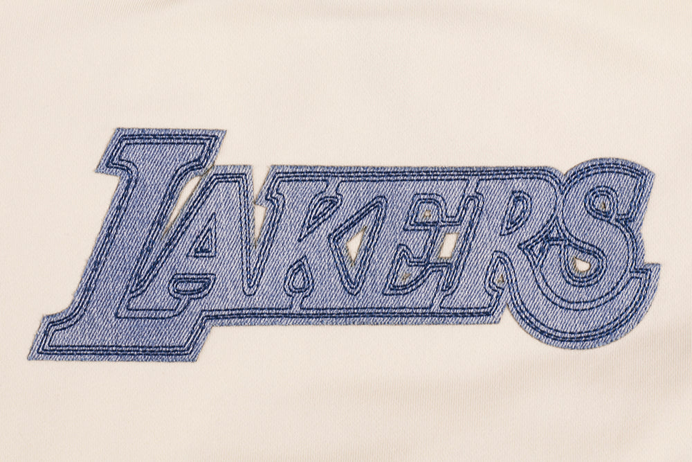 NBA LOS ANGELES LAKERS VARSITY BLUES WOMEN'S CREWNECK (LINEN) - Image 5