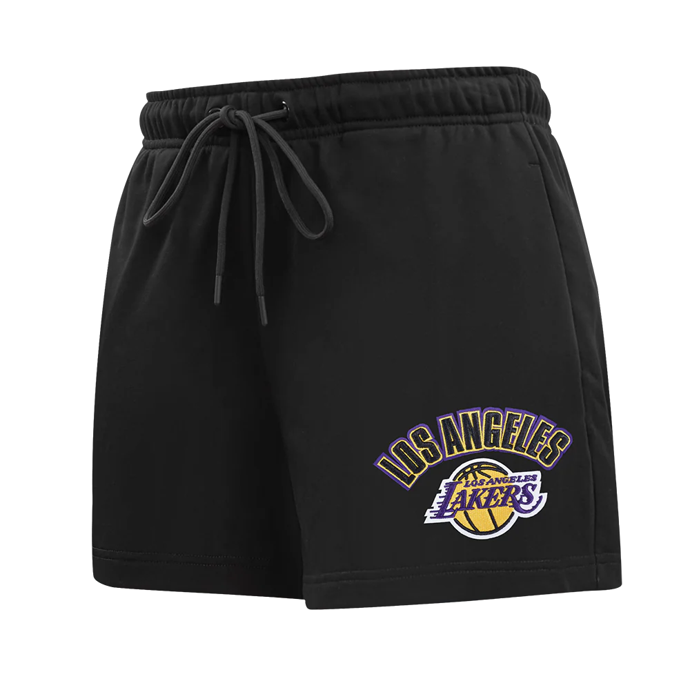NBA LOS ANGELES LAKERS CLASSIC WOMEN'S SHORT (BLACK)