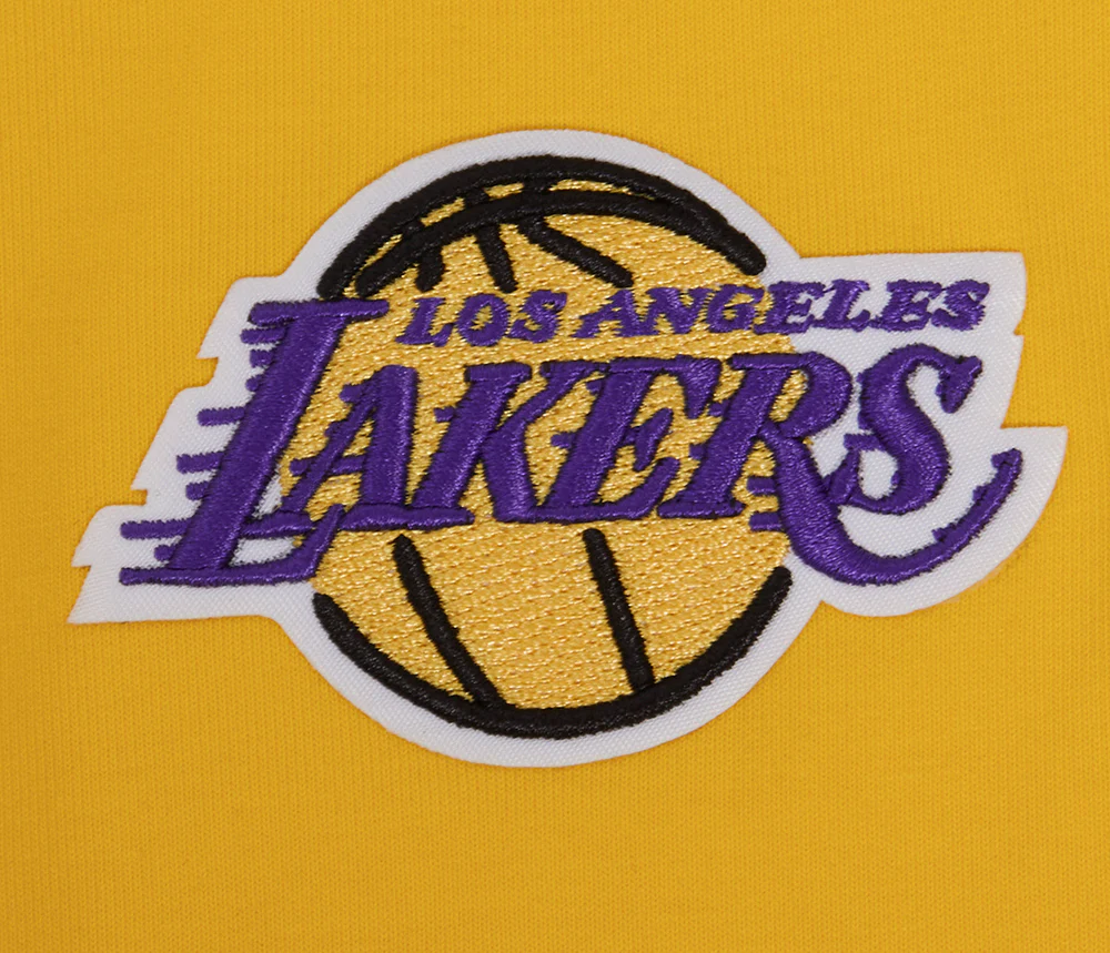 NBA LOS ANGELES LAKERS CLASSIC WOMEN'S COTTON BIKE SHORT (YELLOW) - Image 5