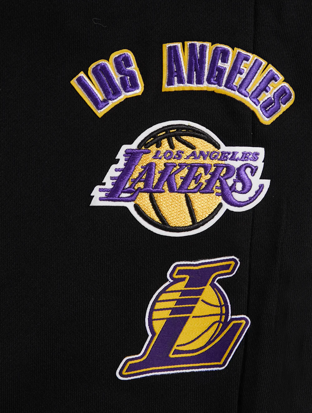 NBA LOS ANGELES LAKERS RETRO CLASSIC WOMEN'S SWEATPANT (BLACK/PURPLE/YELLOW) - Image 5