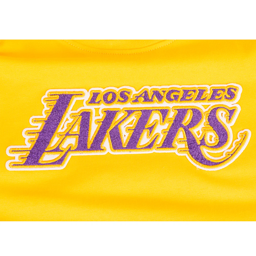 NBA LOS ANGELES LAKERS CLASSIC LITTLE BOYS SHORT SLEEVE TEE (YELLOW) - Image 6