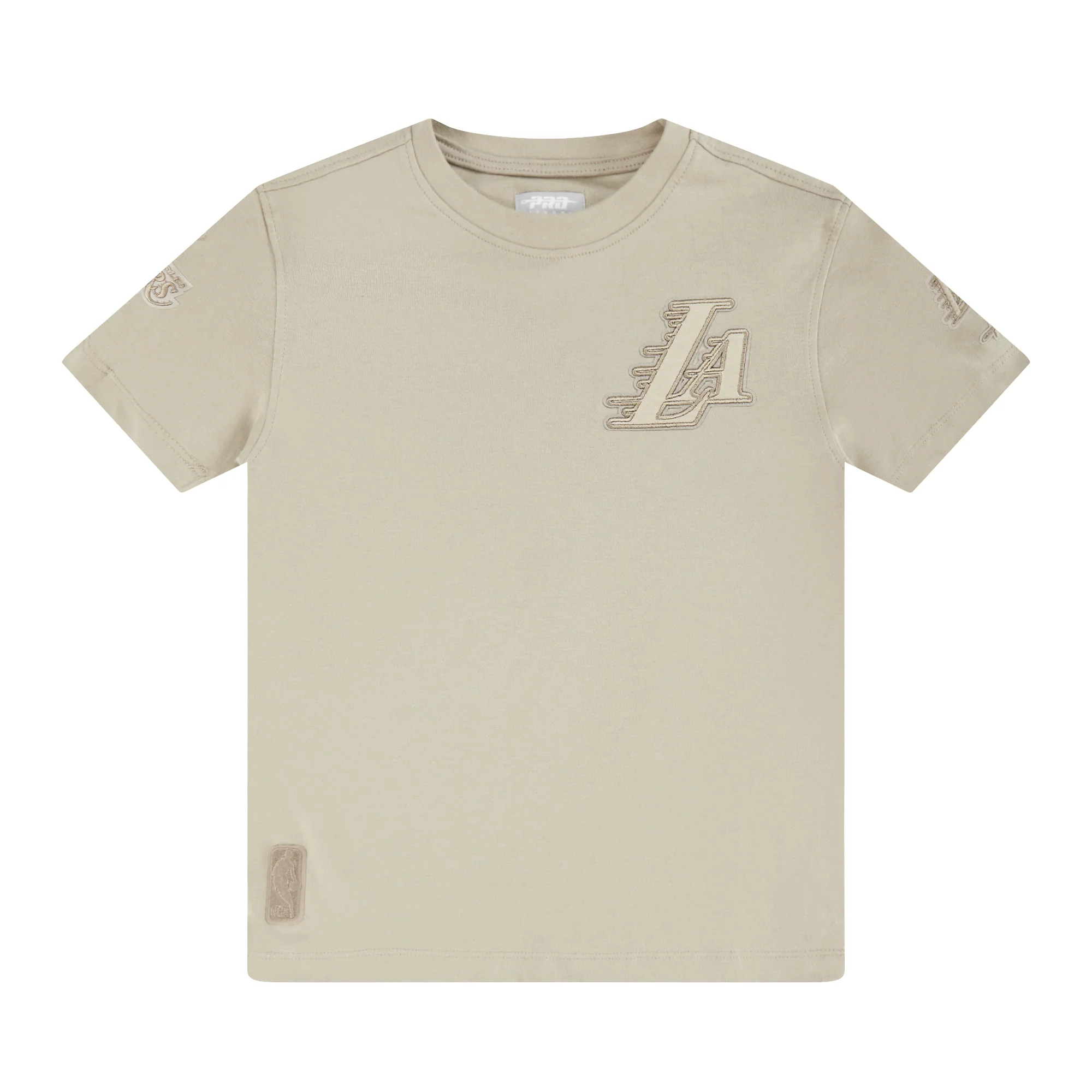 NBA LOS ANGELES LAKERS NEUTRAL LITTLE BOYS SHORT SLEEVE TEE (TAUPE) - Image 3