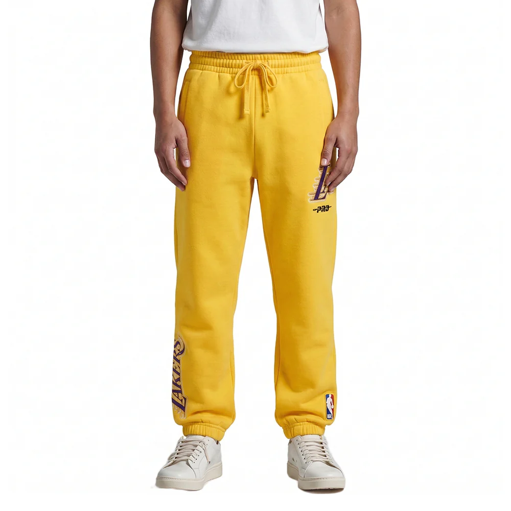 NBA LOS ANGELES LAKERS CLASSIC LITTLE BOYS FLC SWEATPANT (YELLOW)