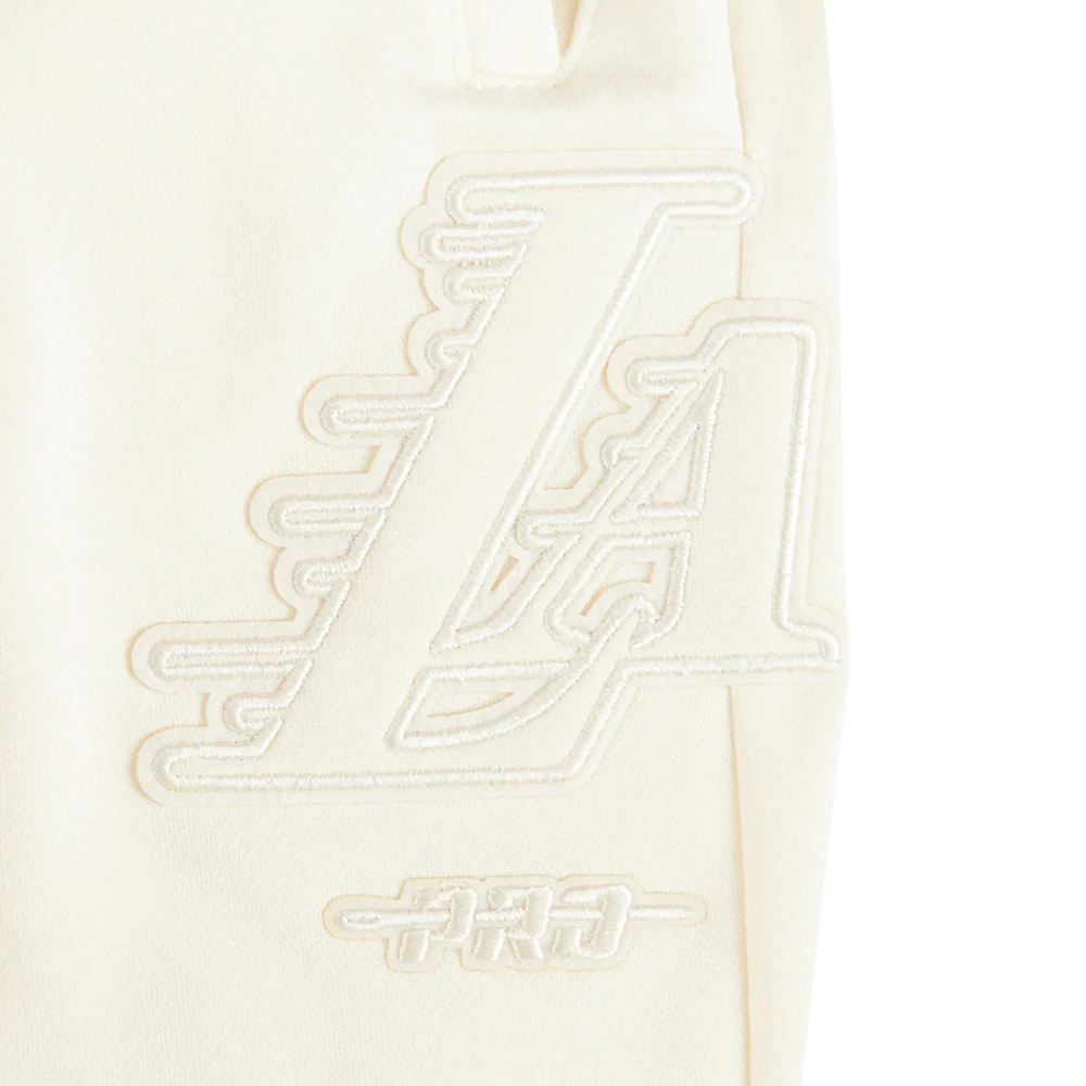 NBA LOS ANGELES LAKERS NEUTRAL LITTLE BOYS FLC SWEATPANT (EGGSHELL) - Image 6