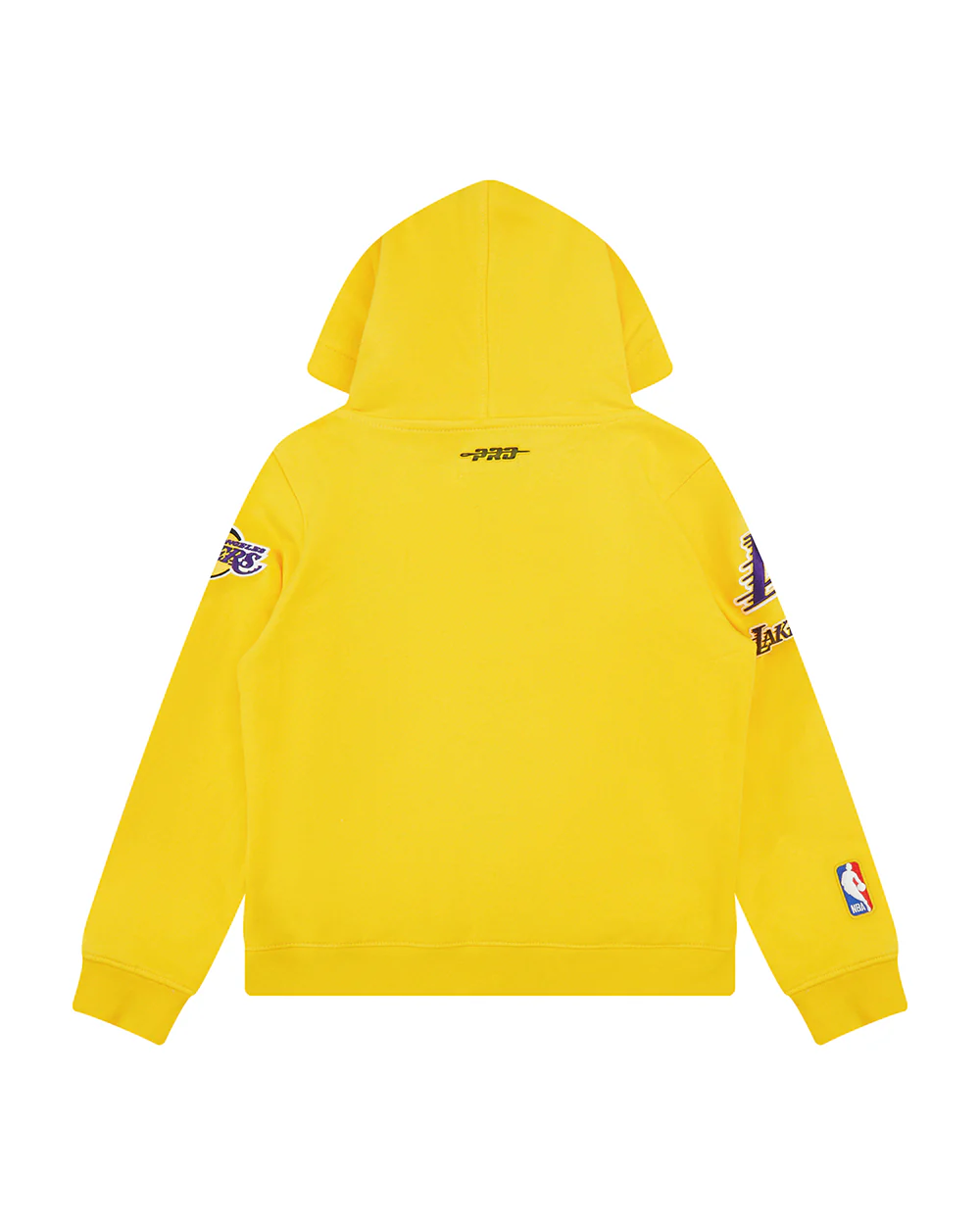 NBA LOS ANGELES LAKERS CLASSIC LITTLE BOYS FLEECE FULL ZIP HOODIE (YELLOW) - Image 4