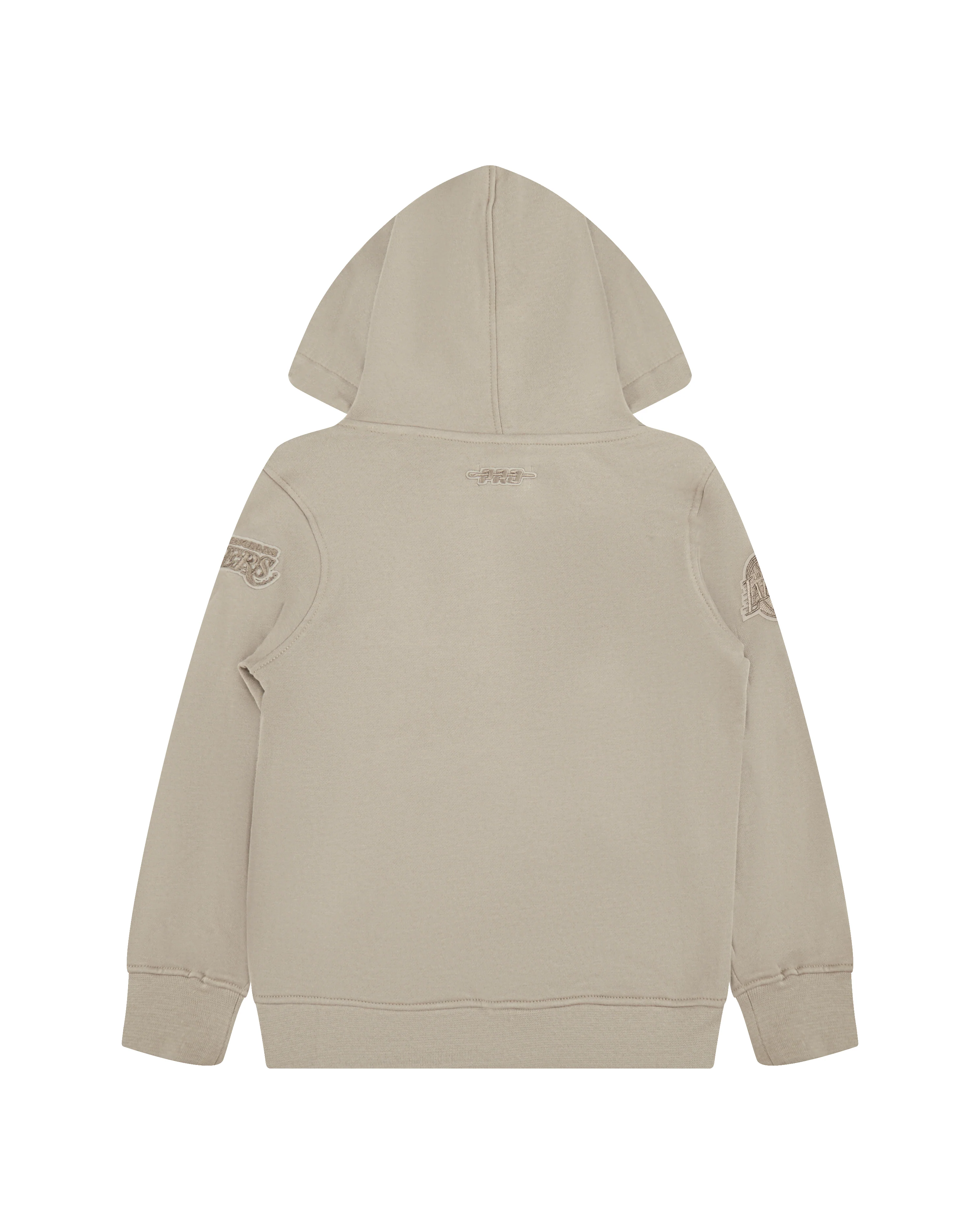 NBA LOS ANGELES LAKERS NEUTRAL LITTLE BOYS FLEECE PULLOVER HOODIE (TAUPE) - Image 4