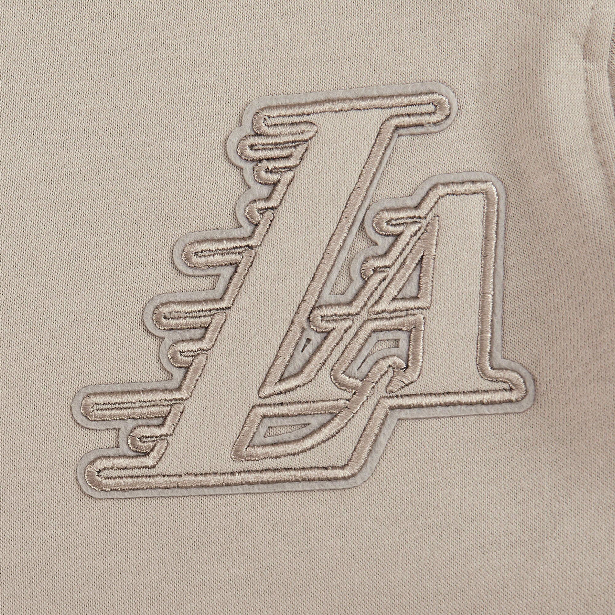 NBA LOS ANGELES LAKERS NEUTRAL LITTLE BOYS FLEECE PULLOVER HOODIE (TAUPE) - Image 8