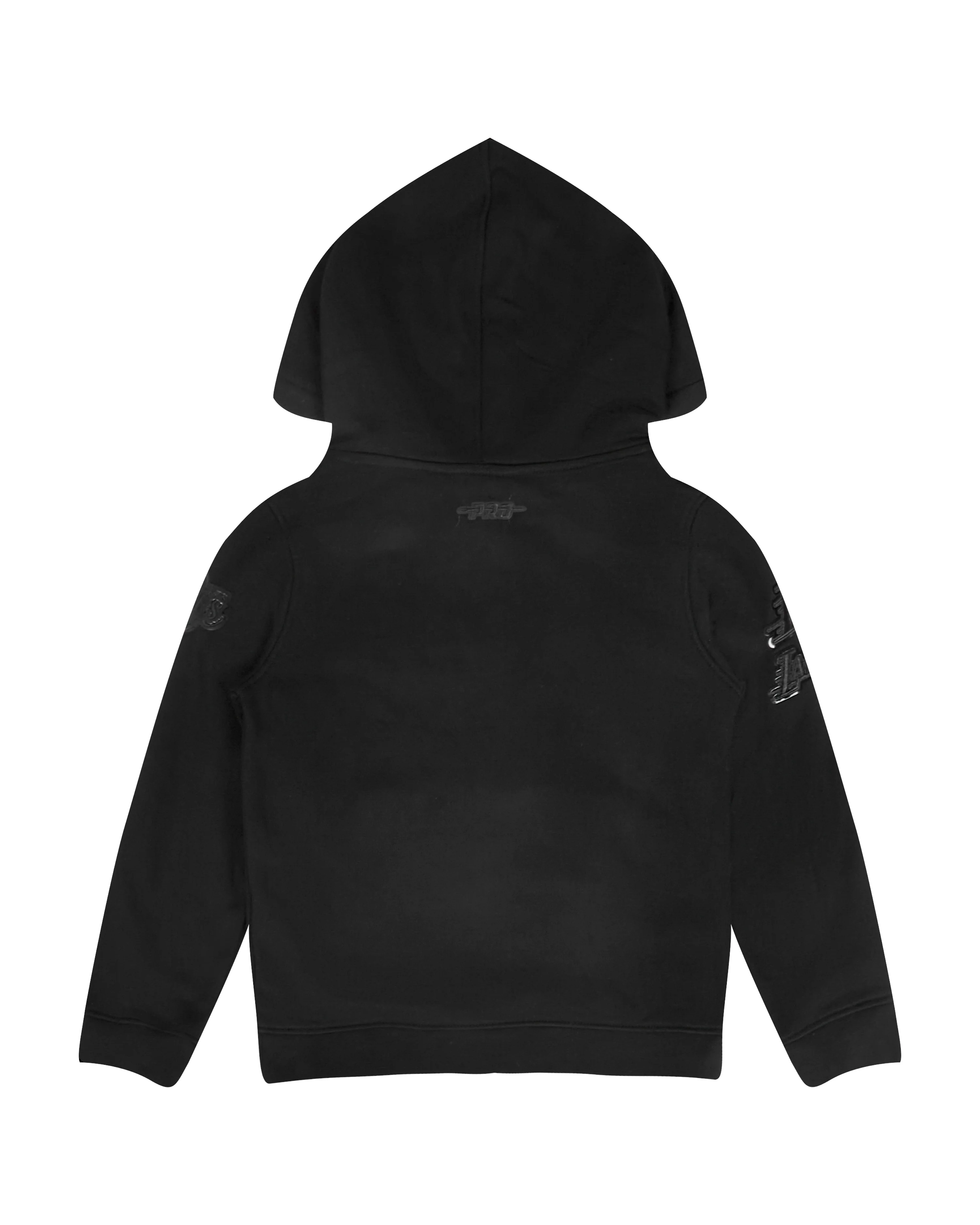 NBA LOS ANGELES LAKERS TRIPLE BLACK LITTLE BOYS FLEECE PULLOVER HOODIE (BLACK) - Image 4