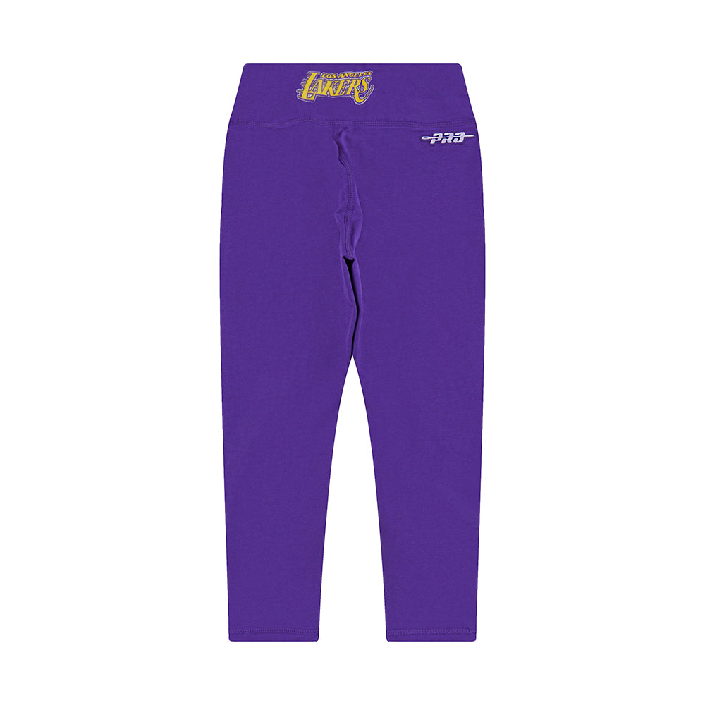 NBA LOS ANGELES LAKERS CLASSIC LITTLE GIRLS LEGGING (PURPLE) - Image 5