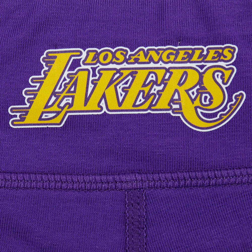 NBA LOS ANGELES LAKERS CLASSIC LITTLE GIRLS LEGGING (PURPLE) - Image 6