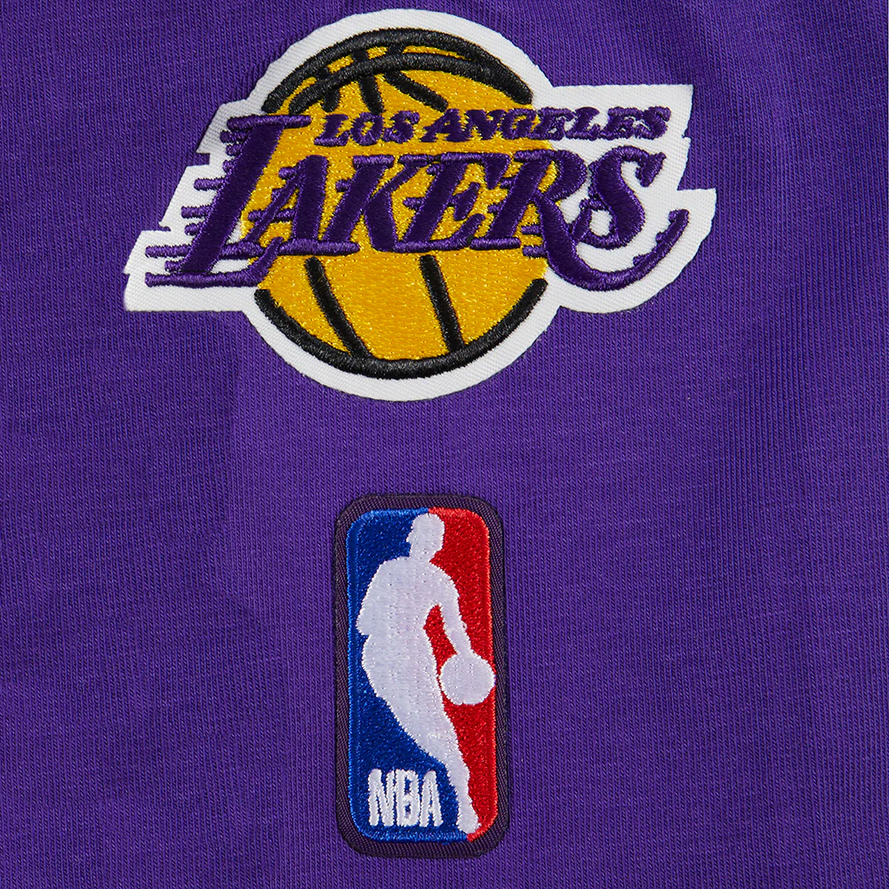 NBA LOS ANGELES LAKERS CLASSIC LITTLE GIRLS LEGGING (PURPLE) - Image 8