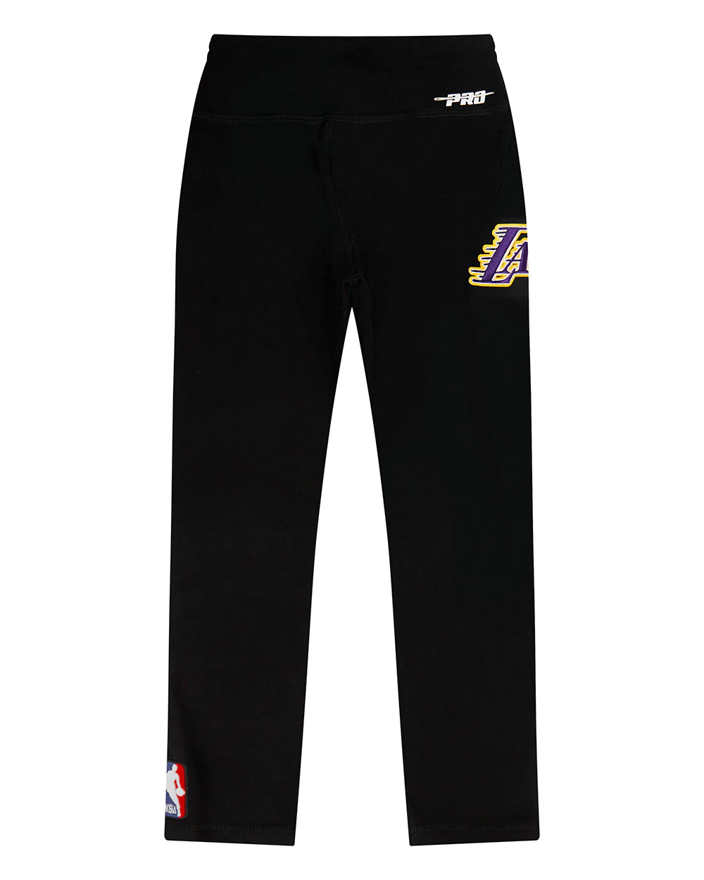 NBA LOS ANGELES LAKERS RETRO CLASSIC LITTLE GIRLS LEGGING (BLACK) - Image 4