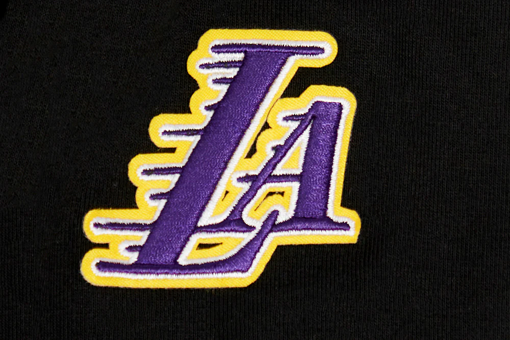 NBA LOS ANGELES LAKERS RETRO CLASSIC LITTLE GIRLS LEGGING (BLACK) - Image 6